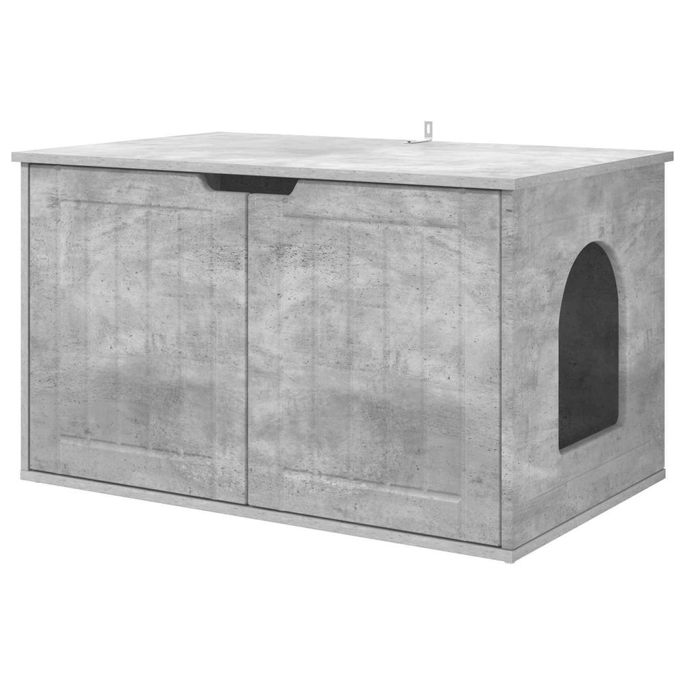 Maison pour chat béton 85 x 55 x 50,5 cm bois d'ingénierie