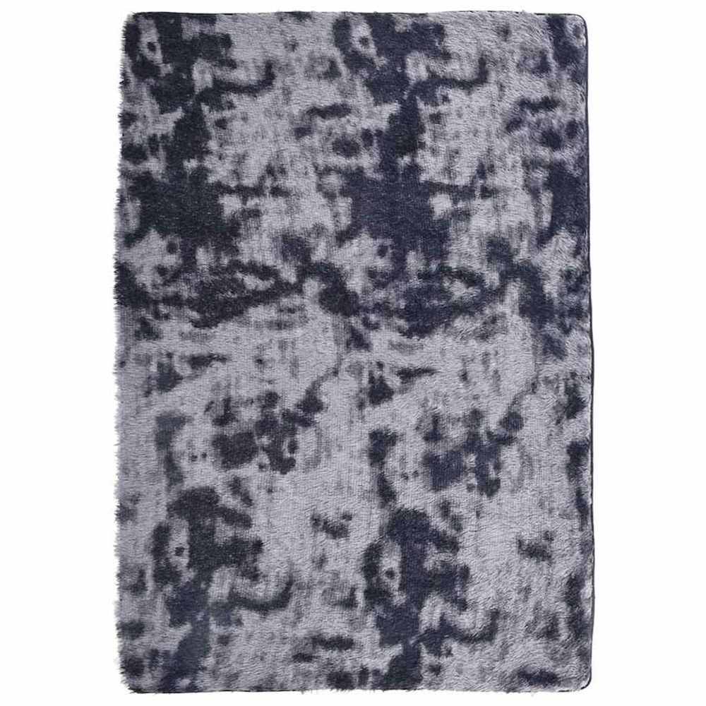 Tapis shaggy à poils longs navarra gris foncé 120x170 cm