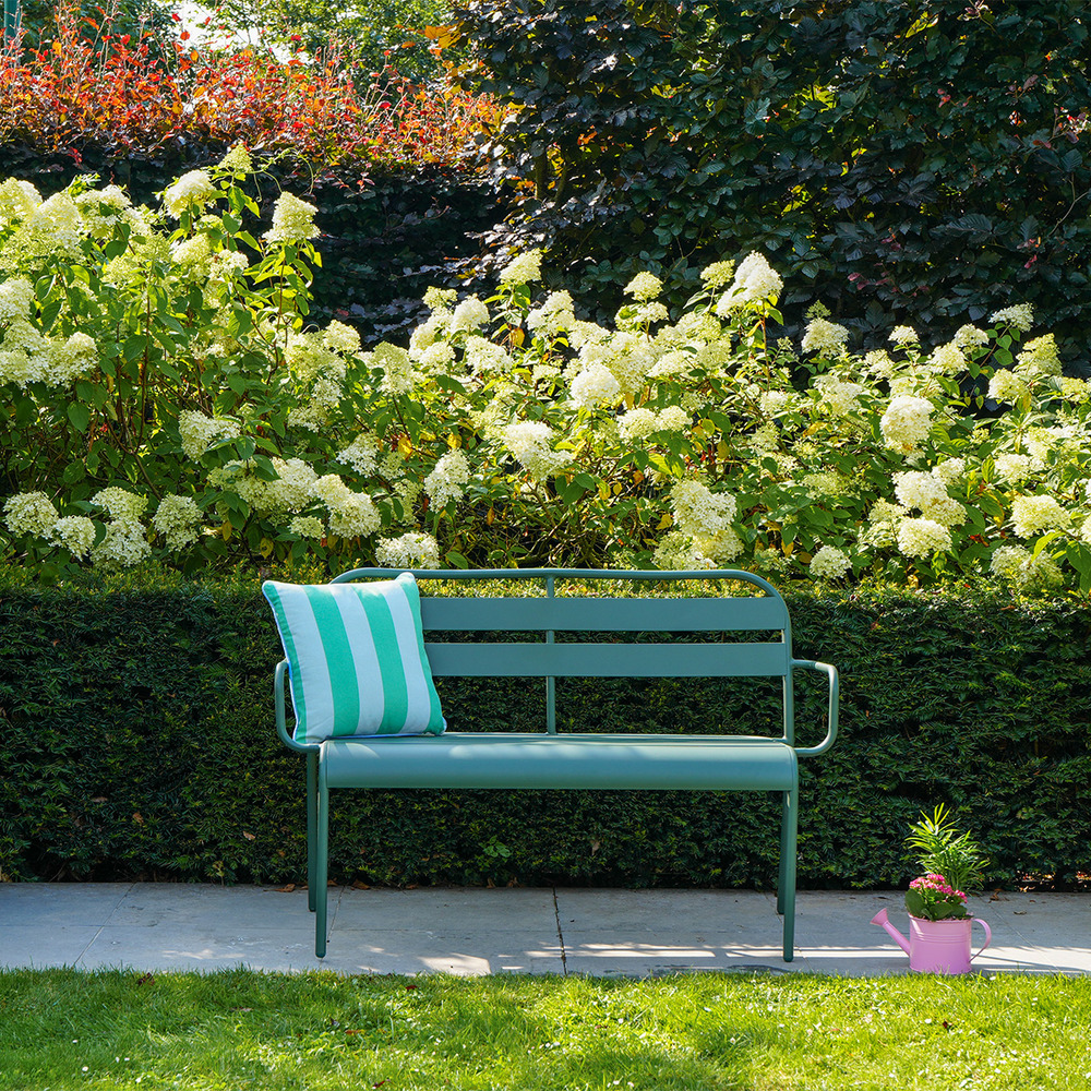 Banc en aluminium 118cm vert forêt soha