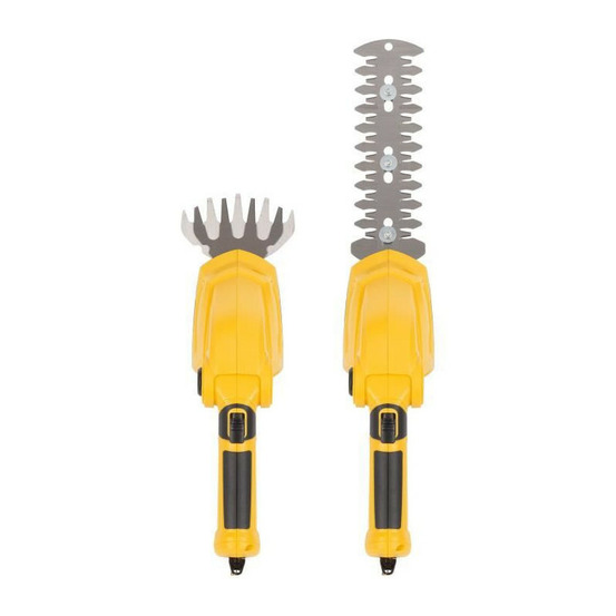 Powerplus cisaille a gazon et sculpte haie 7.2v - largeur de coupe : 100 mm