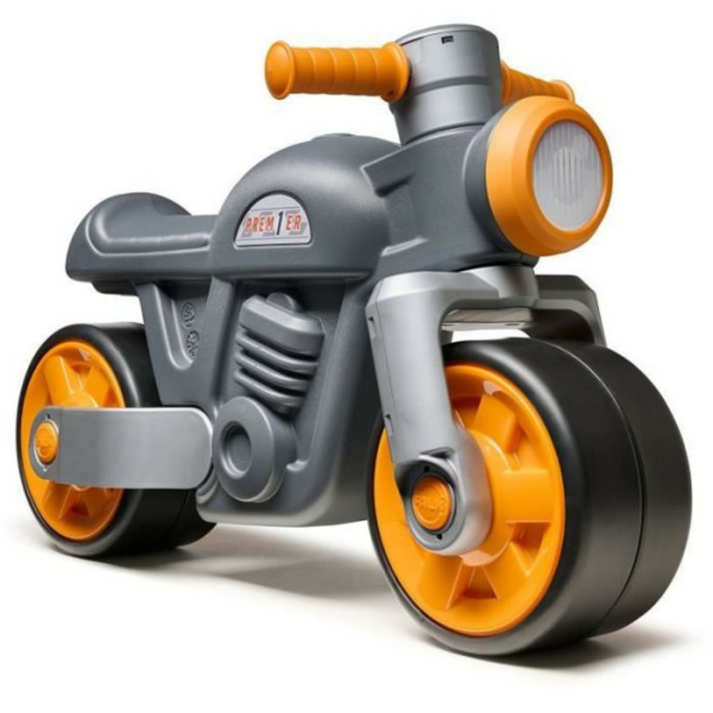 Draisienne velo moto premier - - avec roues silencieuses - gris - 75% plastique recyclé - 100% fabriqué en france - des 12 m