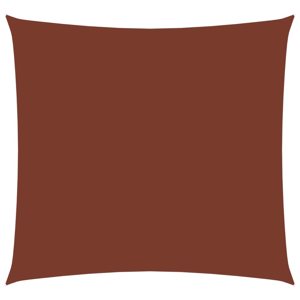 Voile toile d'ombrage parasol tissu oxford rectangulaire 2,5 x 3 m terre cuite