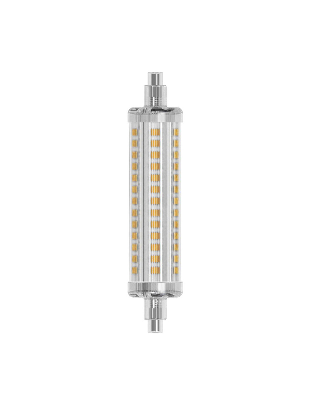 Ampoule tube linéaire led r7s 9.5w 1200 lm blanc chaud 118 mm - prolight