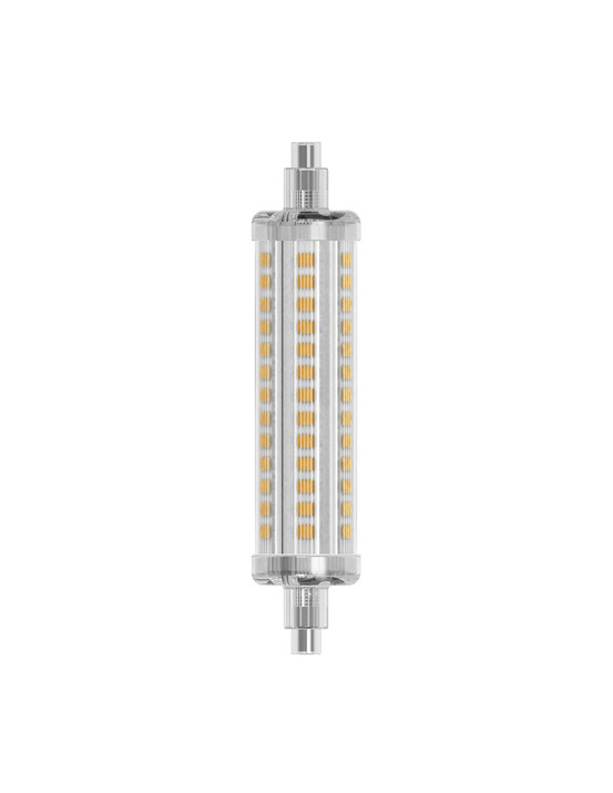 Ampoule tube linéaire led r7s 9.5w 1200 lm blanc chaud 118 mm - prolight