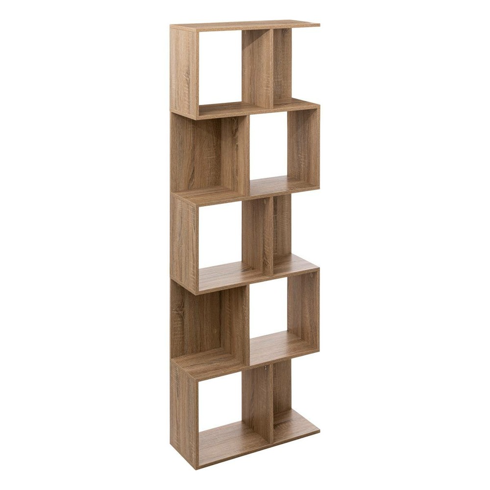 5five - étagère colonne double effet chêne naturel beige