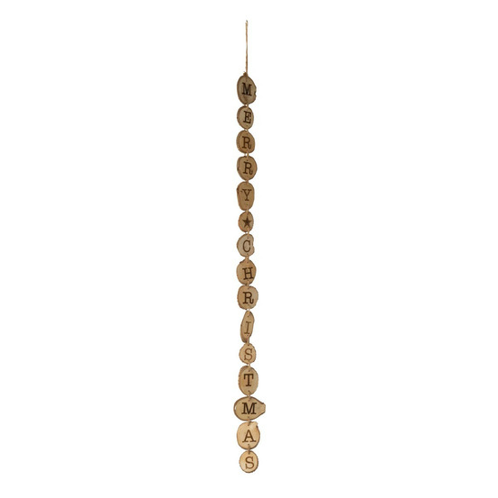 Guirlande déco en bois