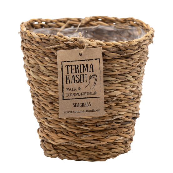 Panier coco - jonc de mer - terami kasih - ⌀12 cm - 10-15 cm