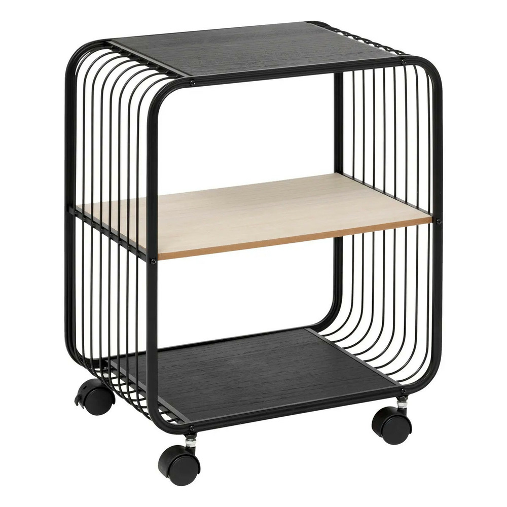 Étagère à roulettes 2 niveaux 