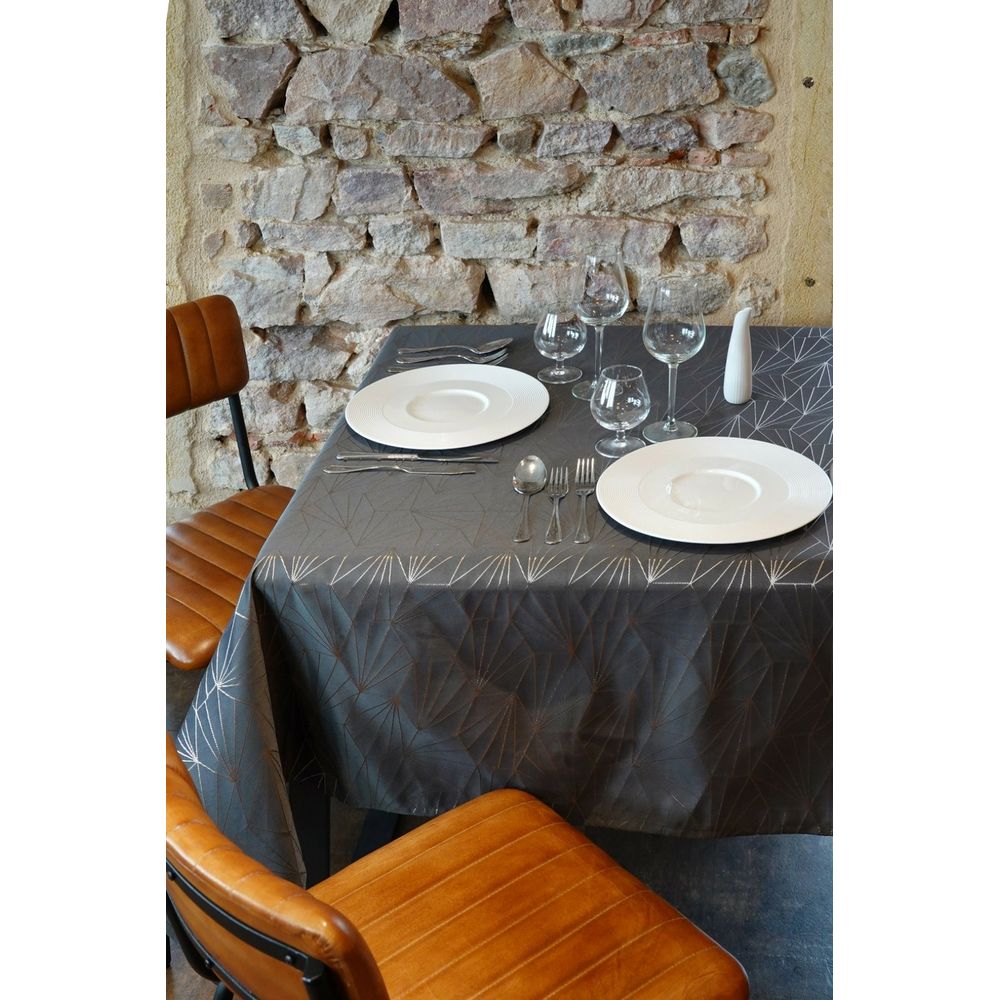 Nappe 145x300cm facette rouge