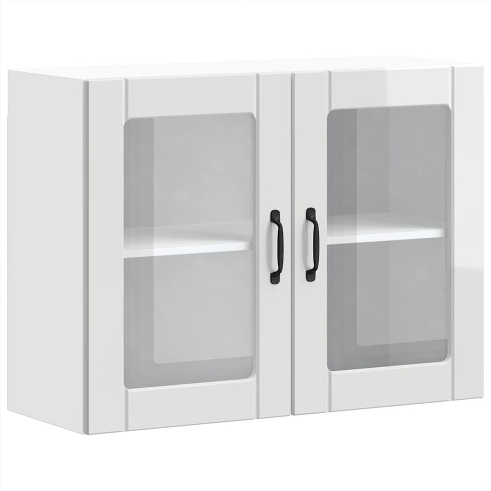 Armoire murale de cuisine avec porte vitrée 