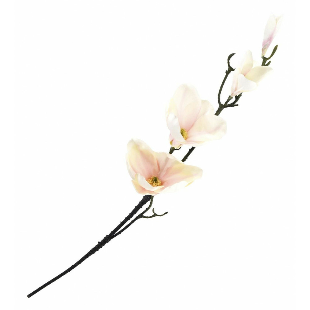 Fleur polyester blanc - décoration d'autrefois