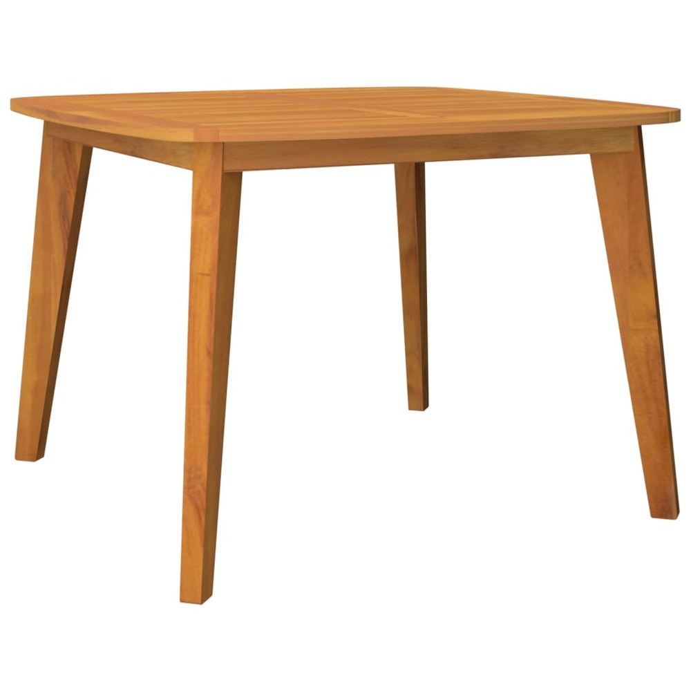 Table de jardin 110x110x75 cm bois d'acacia solide