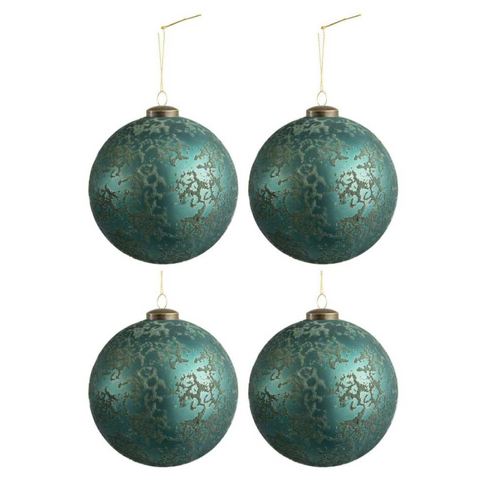 Lot de 4 boules de noël 