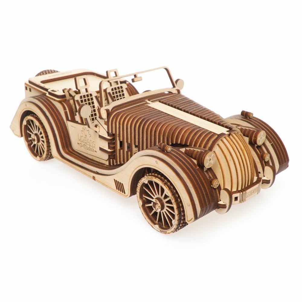 Maquette en bois 3d - roadster