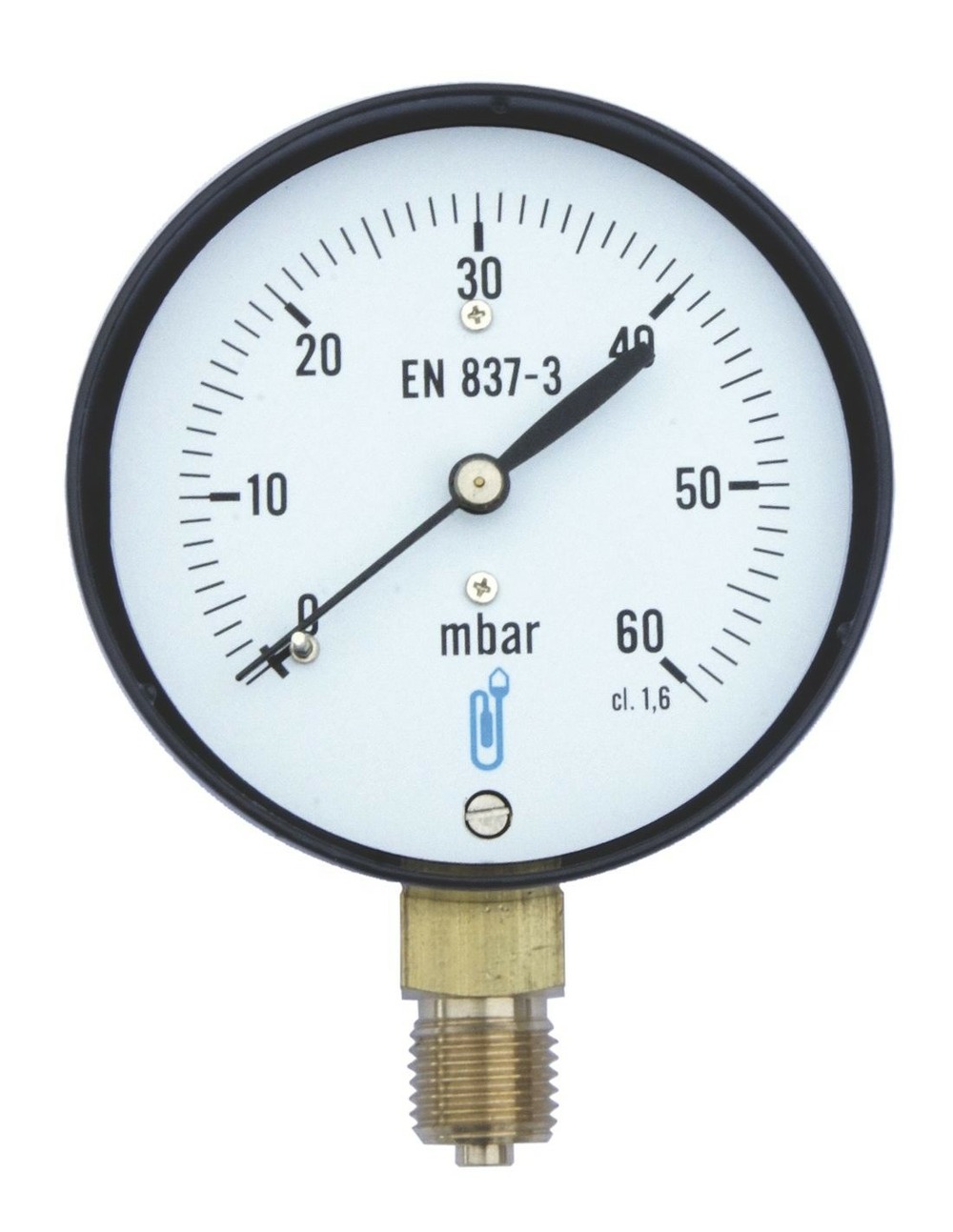 Manometre gaz d63 rv1/4 60mb