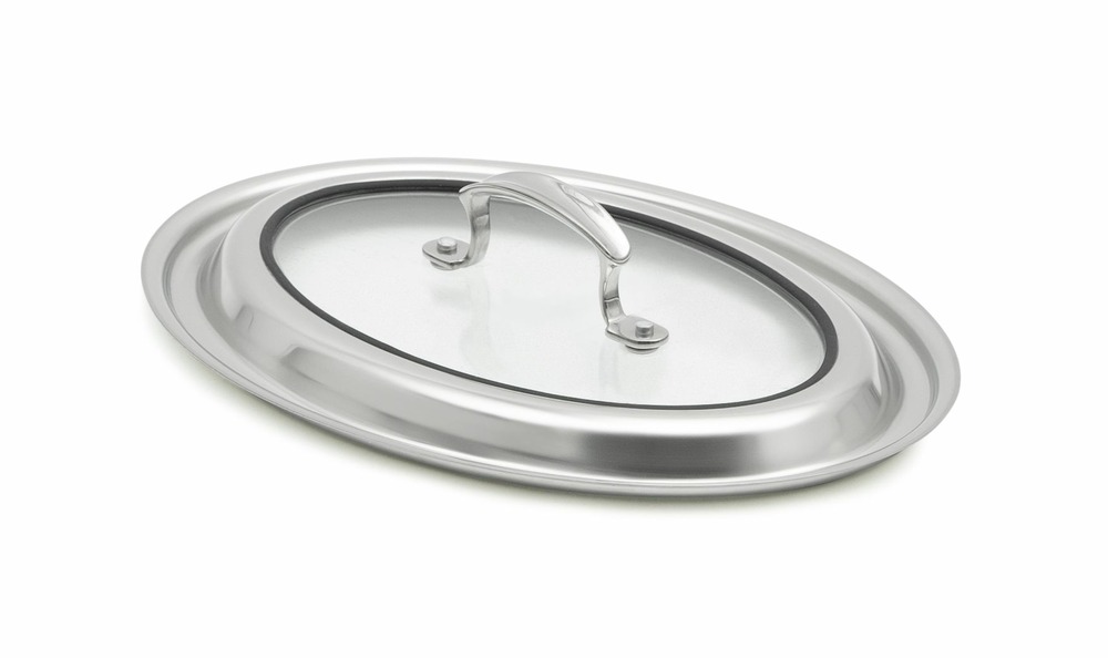 Couvercle en verre miramar® pour poêle à gratin ovale de 49412 - pujadas