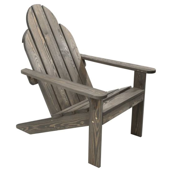 Chaise longue de patio adirondack bois