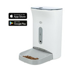 Distributeur automatique nourriture trixie tx8 smart 2.0 - 4,5l - 24 × 38 × 19 cm - blanc