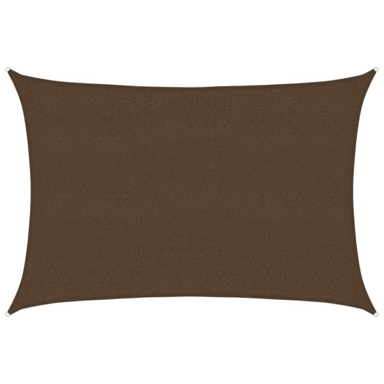 Voile d'ombrage 160 g/m² marron 2,5x4 m pehd