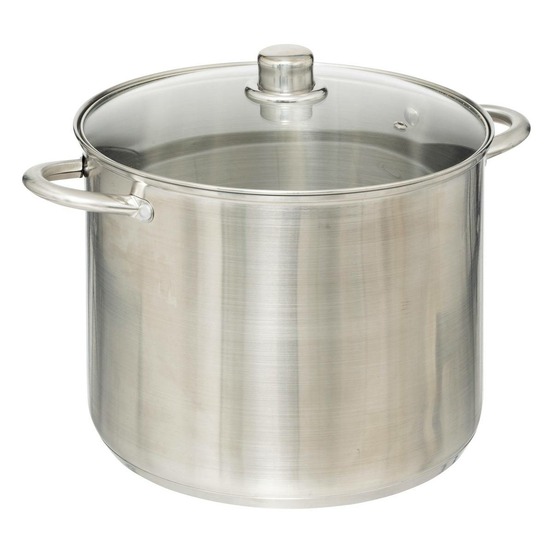 5five - marmite avec couvercle en inox 13l