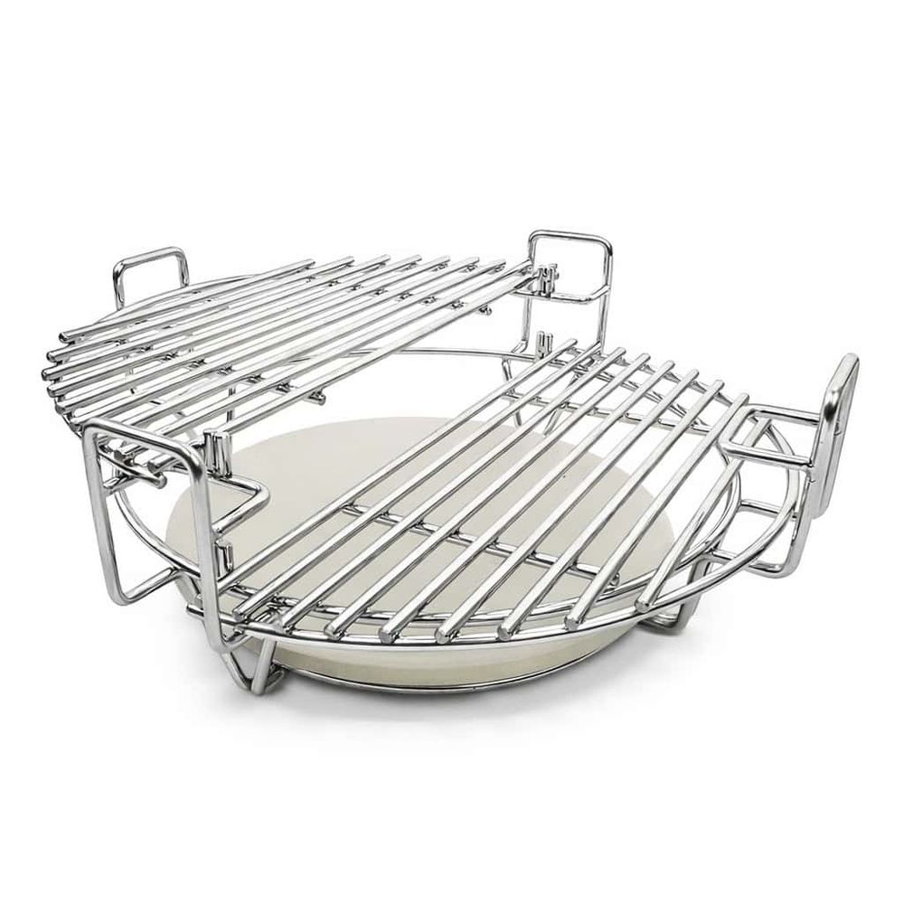 Système de cuisson modulaire à niveaux ajustables en acier inoxydable patton pour kamado 15-16