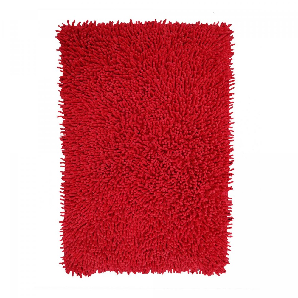 Tapis de salle de bain fait main spaghetti 60x110 en coton