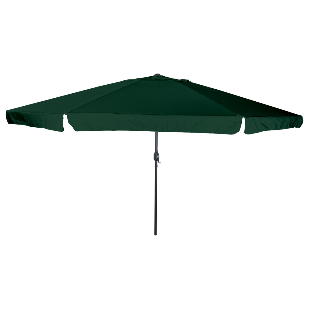 Parasol de jardin ø395x245 cm vert