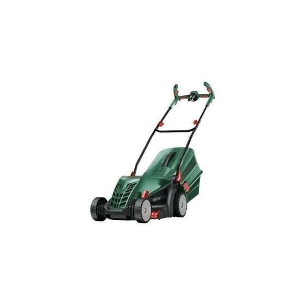 Bosch tondeuse universalrotak 34v-26 (1 300 w, largeur de coupe : 34 cm, bac de ramassage 40 litres)