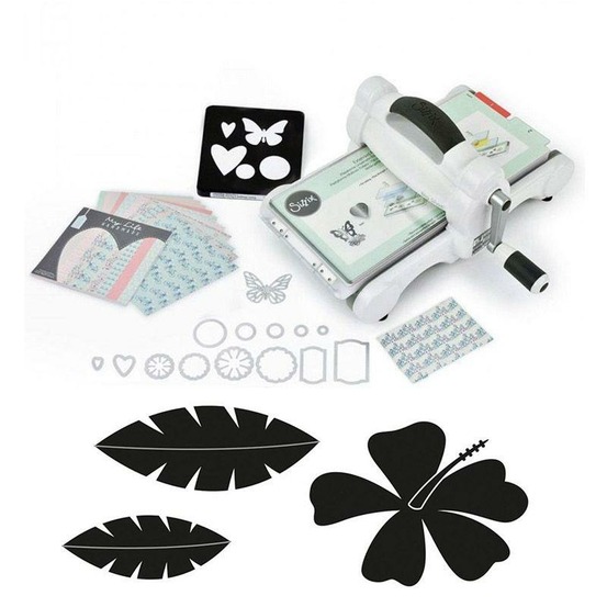 Machine de découpe big shot sizzix + matrices feuilles no stress