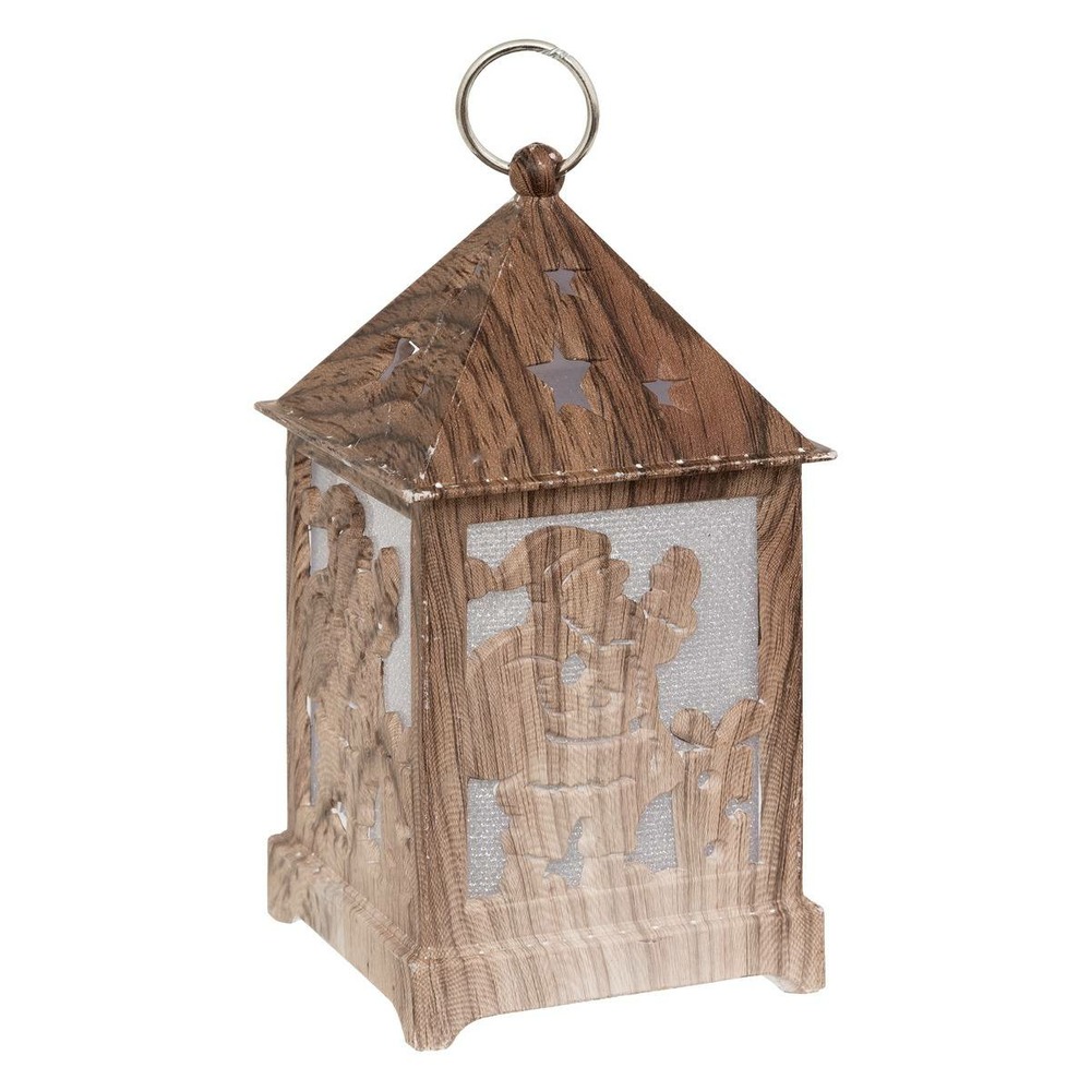 Décoration chalet 1 led blanc chaud à piles