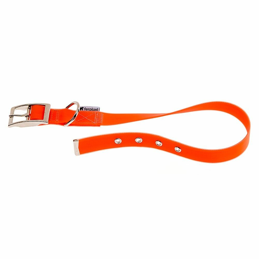 Collier pour chiens evolution cf25/53, hypoallergénique, lavable, ajustable, orange