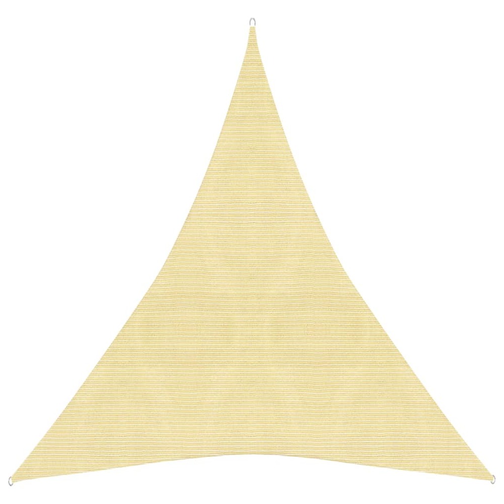 Voile d'ombrage 160 g/m² beige 4 x 5 x 5 m pehd