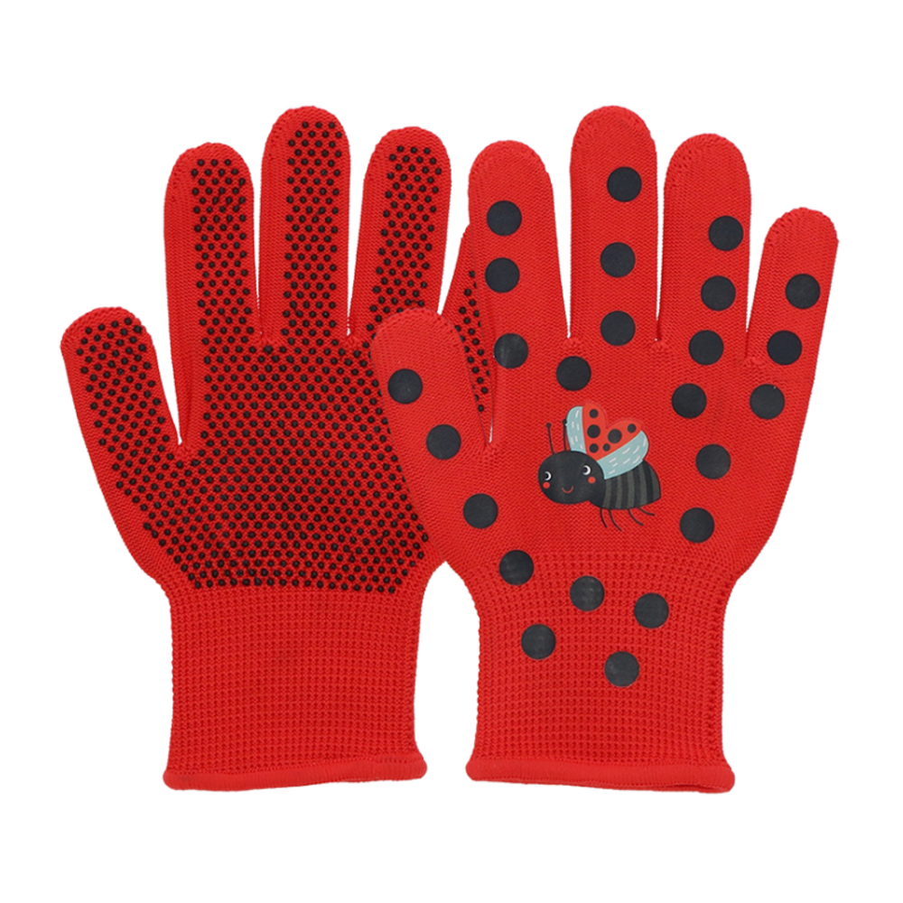 Gants enfants motif coccinelle 3 à 8 ans