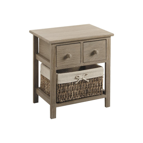 Commode en bois de peuplier campana 3 tiroirs