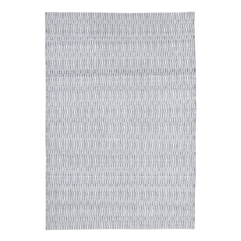 Tapis extérieur ibiza 140x200 fumé-blanc