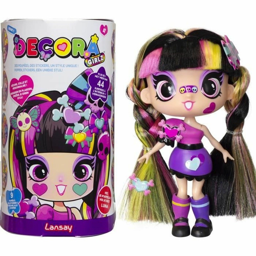 Poupée decora girlz fashion à personnaliser - luna