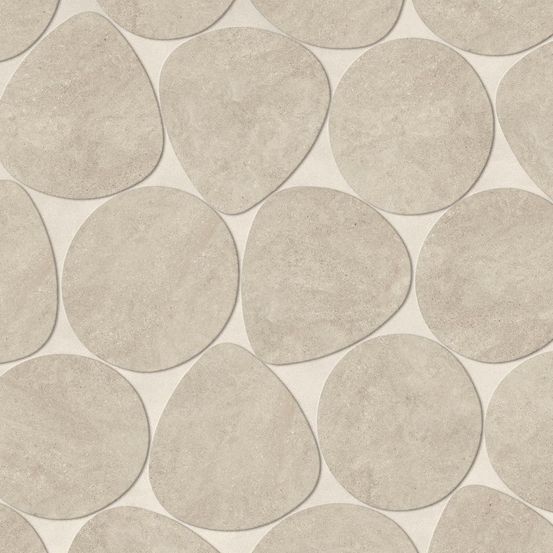Carrelage effet pierre calcaire gris brume galets xl 59,5x59,5x2 cm rocalta - sol extérieur (vendu par carton de 0,511 m²) - ro'ma c
