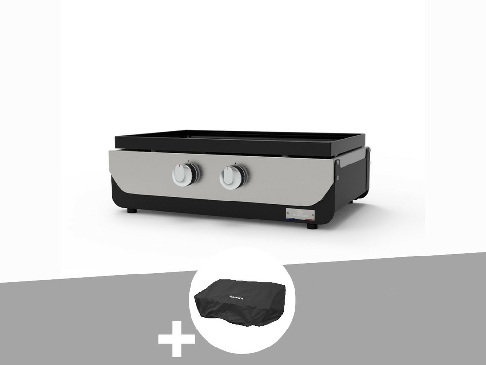 Plancha original gaz 260 duo + housse de protection