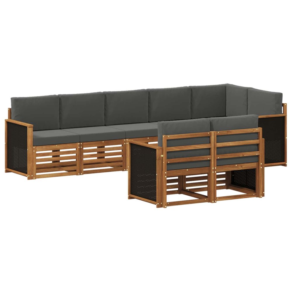 Ensemble de canapés d'extérieur 7 pc