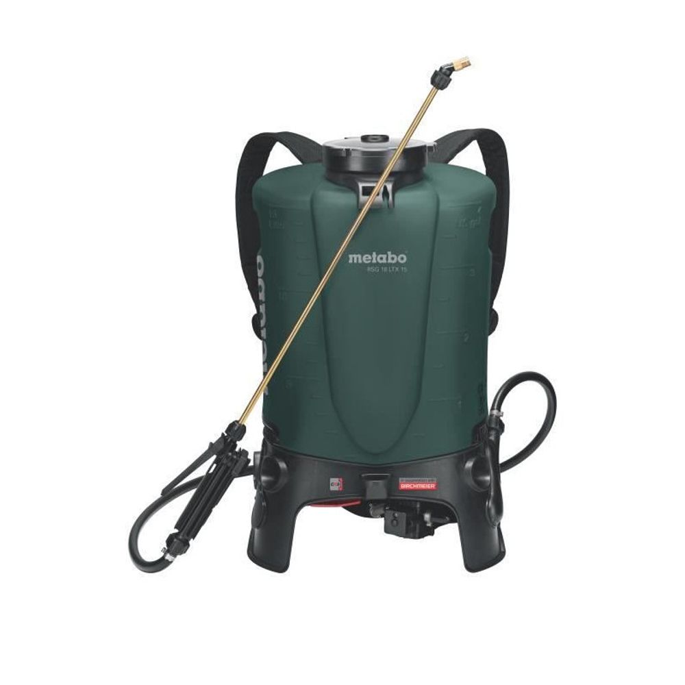 Pulverisateur dorsal sans fil rsg 18 ltx 15 metabo