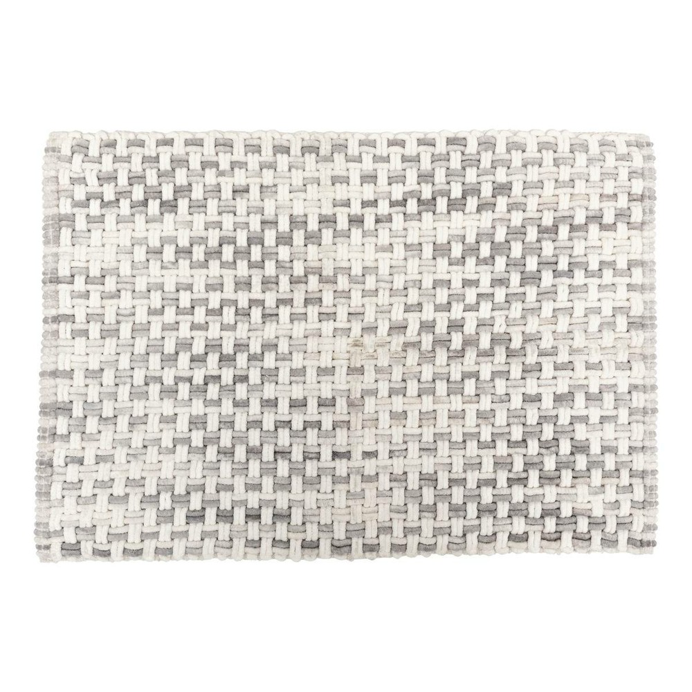 5five - tapis tressé gris 50x75cm