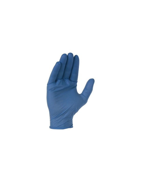 Gant nitrile a usage unique non poudre boite 100 gants taille 7-8