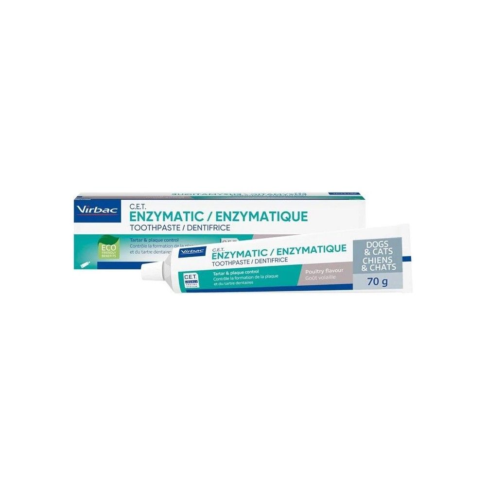 Dentifrice enzymatique chien et chat - virbac 1 unité