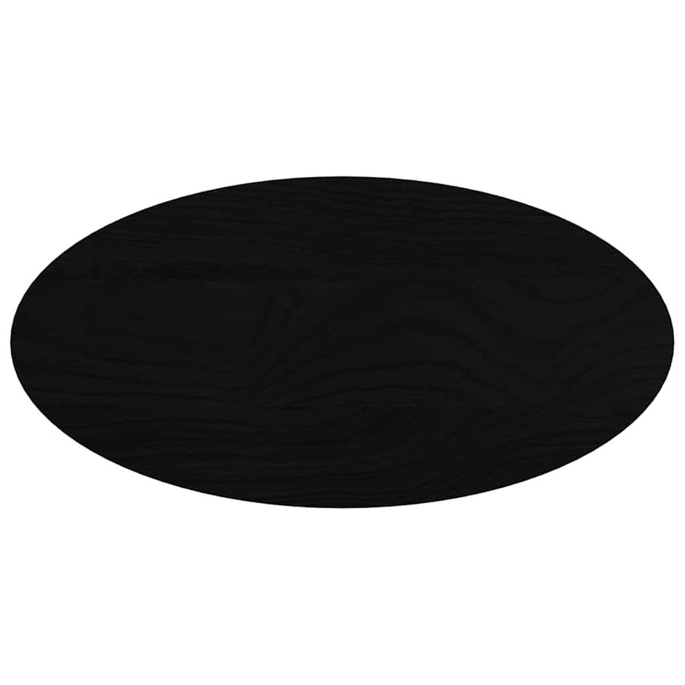 Dessus de table 80x40x2 cm bois de chêne massif ovale
