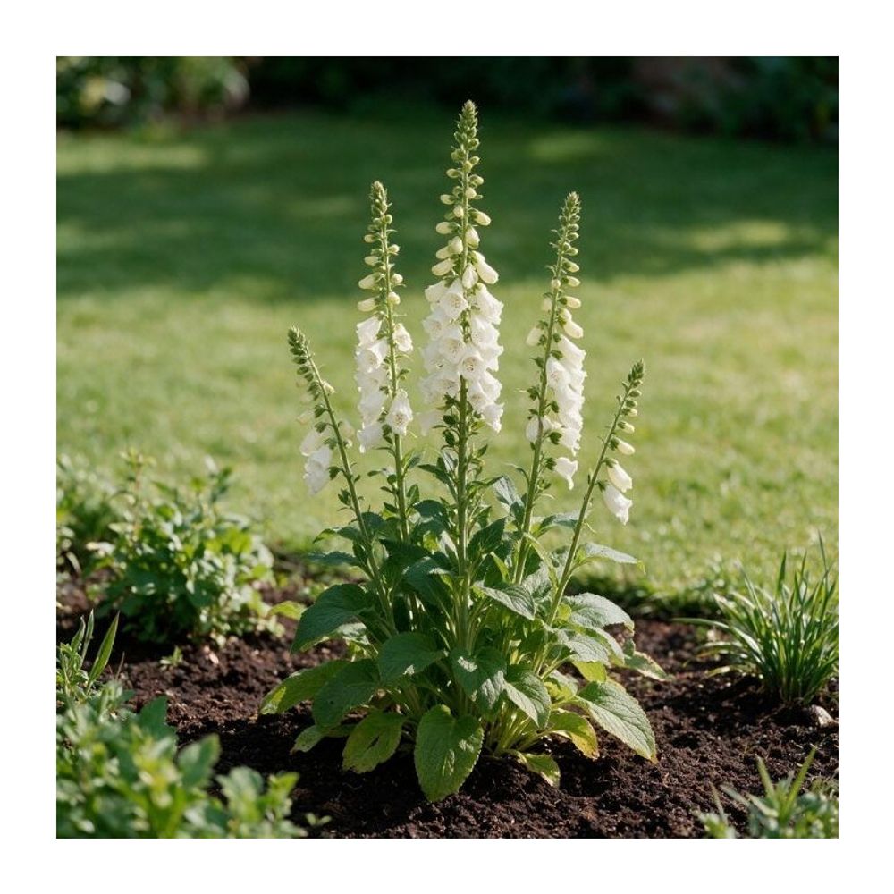 Digitale purpurea alba 20cm godet 9cm - digitalis