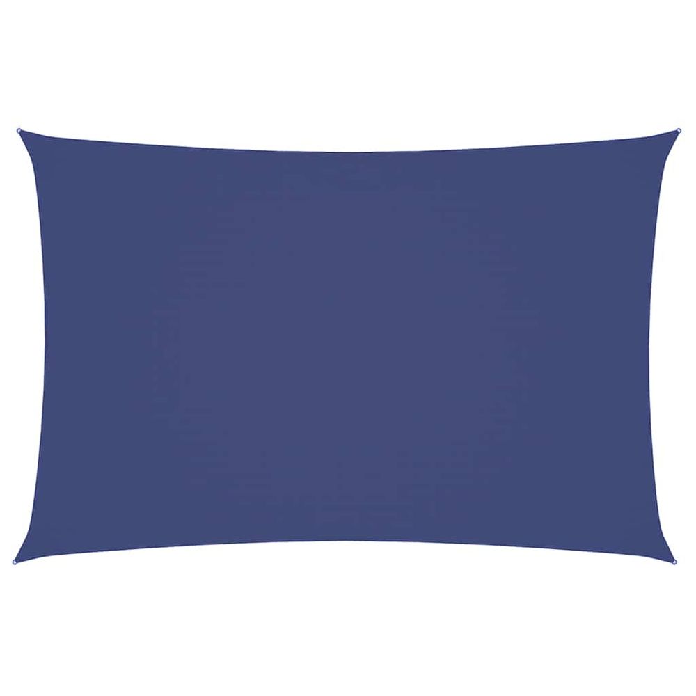 Voile de parasol tissu oxford rectangulaire 2x4 m bleu