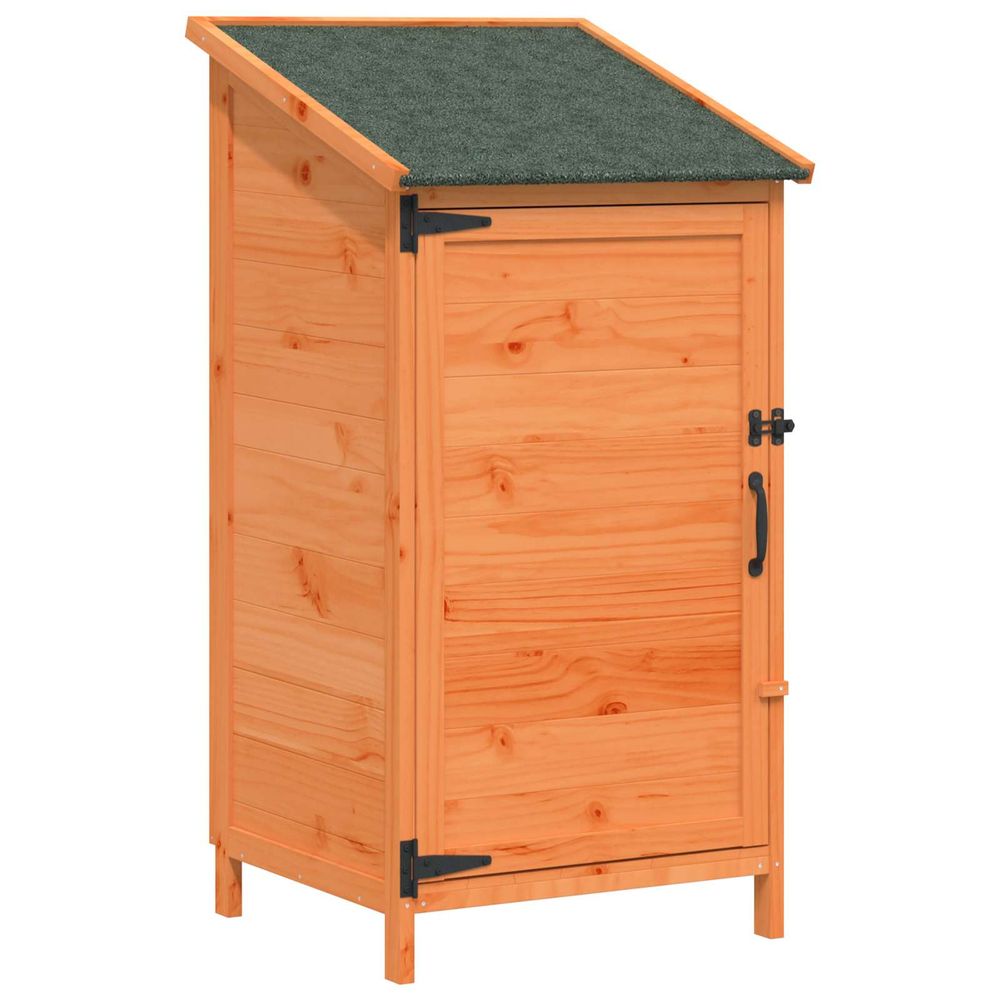 Abri de jardin marron 59 x 56 x 113,5 cm bois de sapin massif
