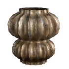 Mica decorations - vase en céramique bronze h35