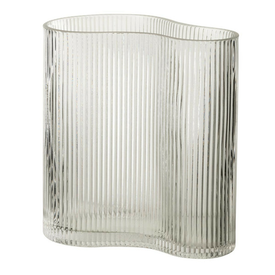 Vase irrégulier en verre
