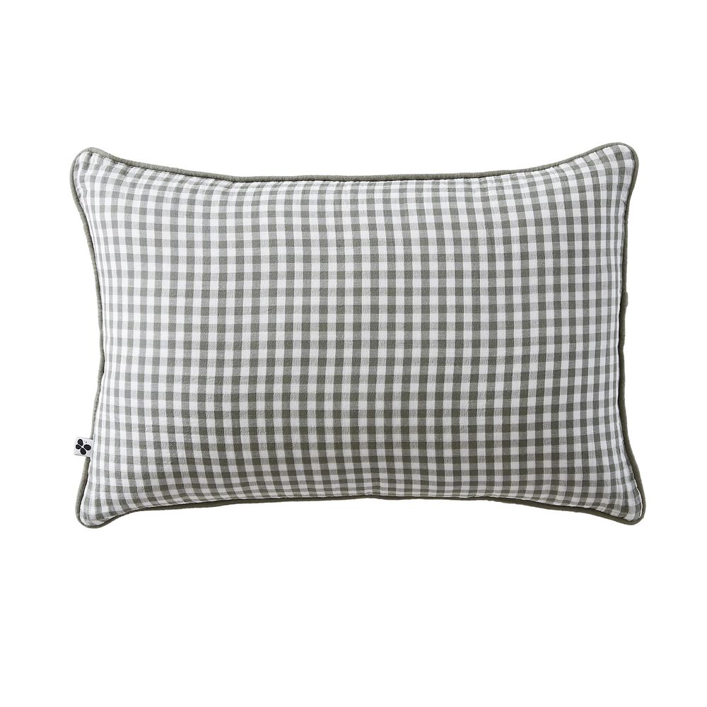 Coussin dehoussable en gaze de coton vickie vichy